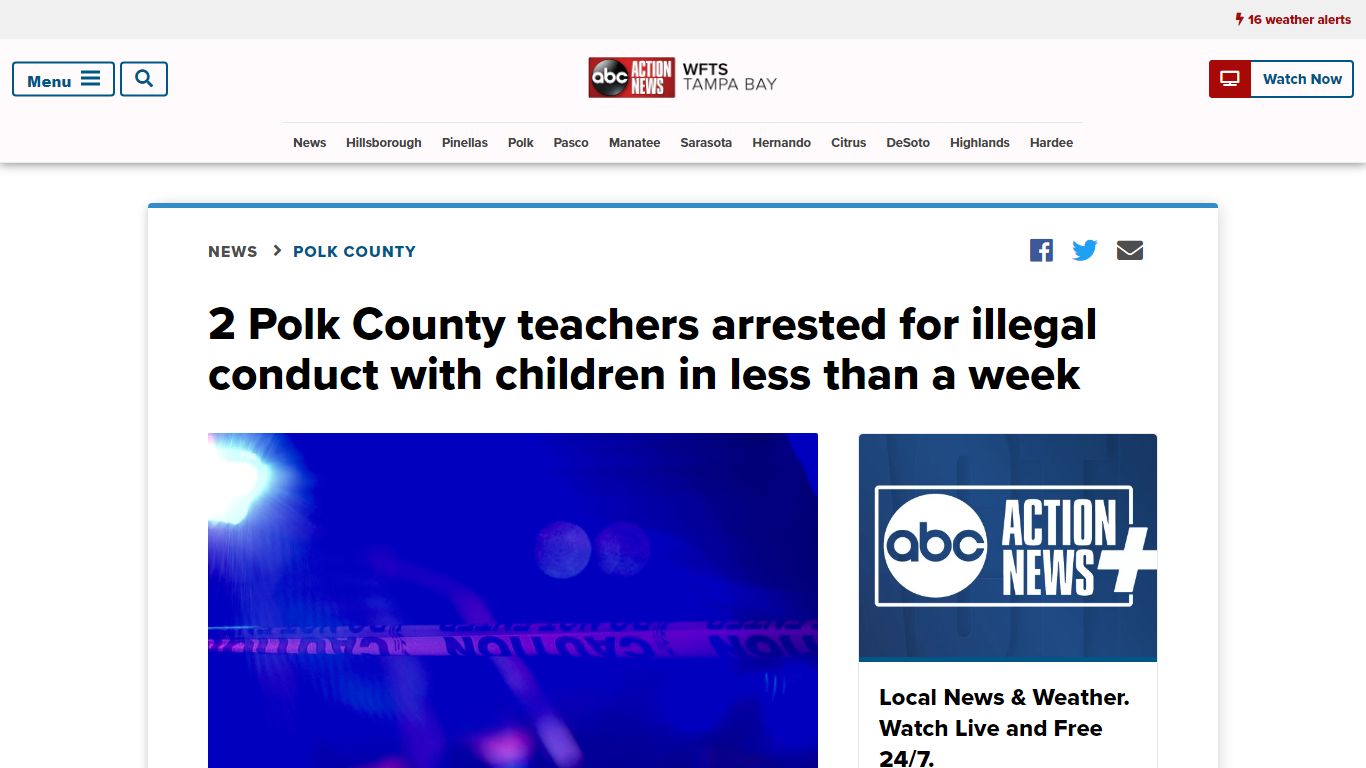 2 Polk County teachers arrested for illegal conduct with children in ...